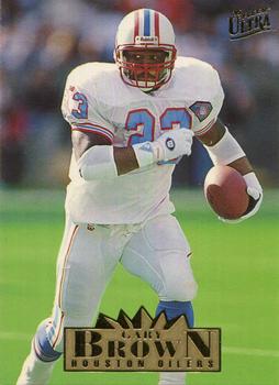 Gary Brown Houston Oilers 1995 Ultra Fleer NFL #120